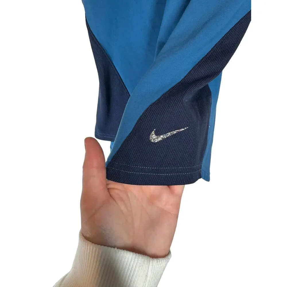 Nike‎ Yoga Dri-Fit Open Back Tank Top Blue XL - Picture 3 of 9